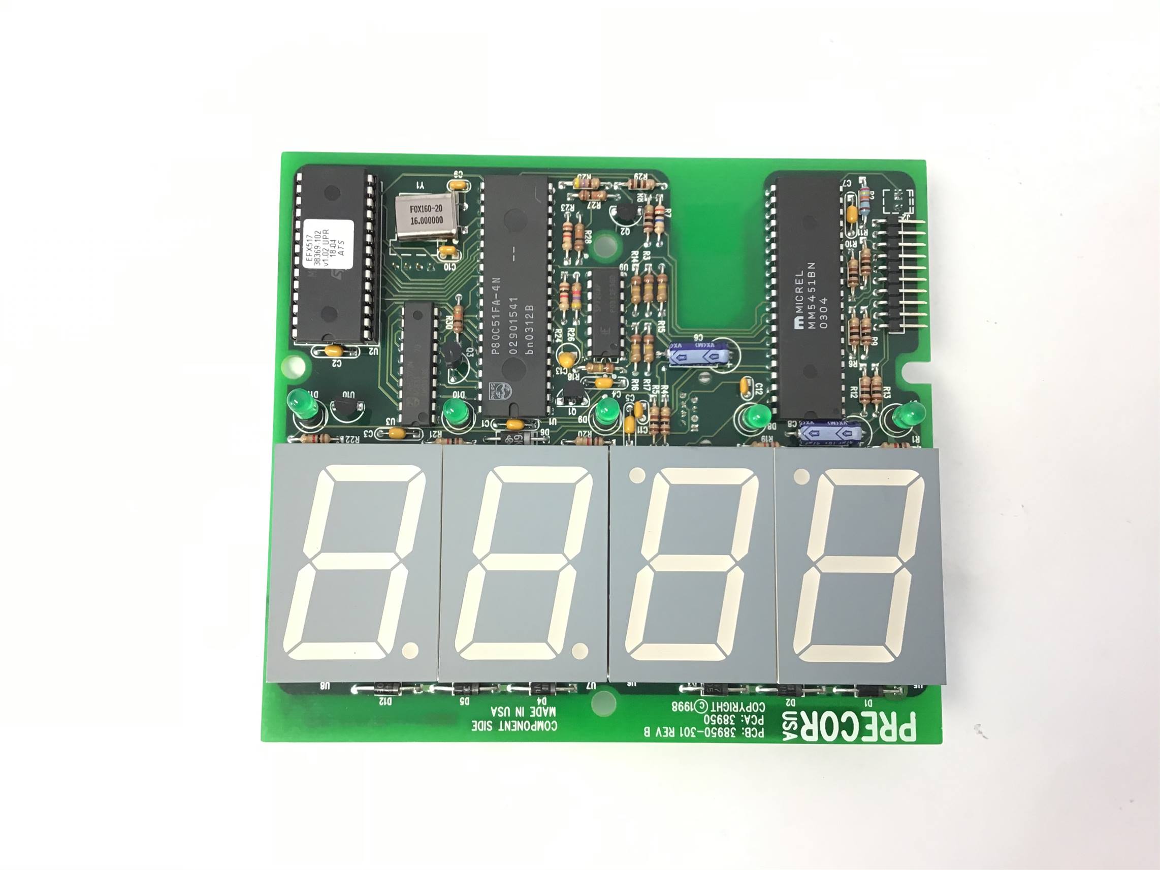 Upper PCA Display Electronics W Software