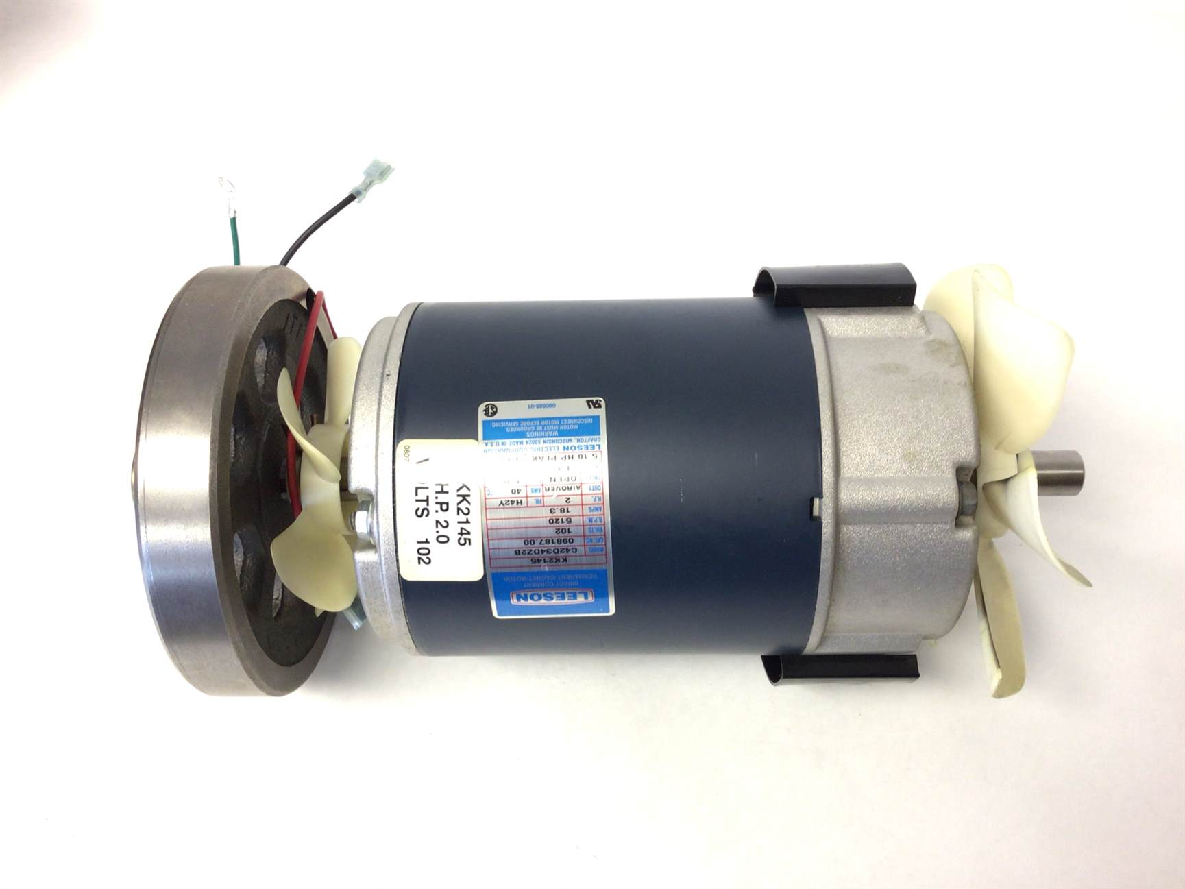 Leeson 2 HP Drive Motor For Schwinn & Trimline