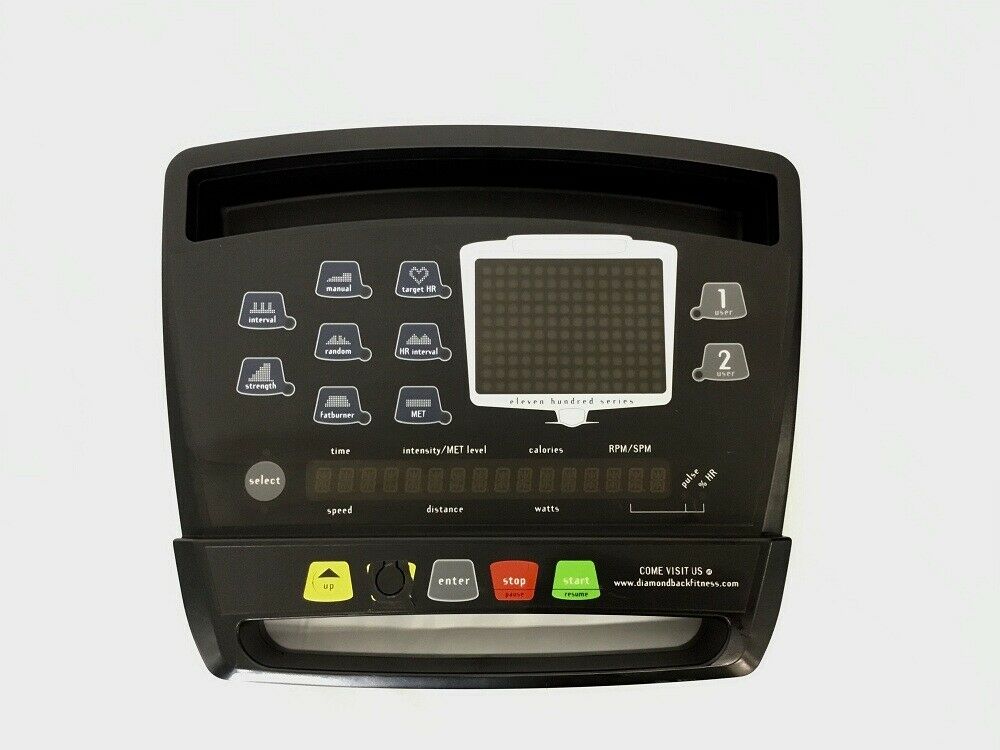 Upright Stepper Display Console Assembly (Used)
