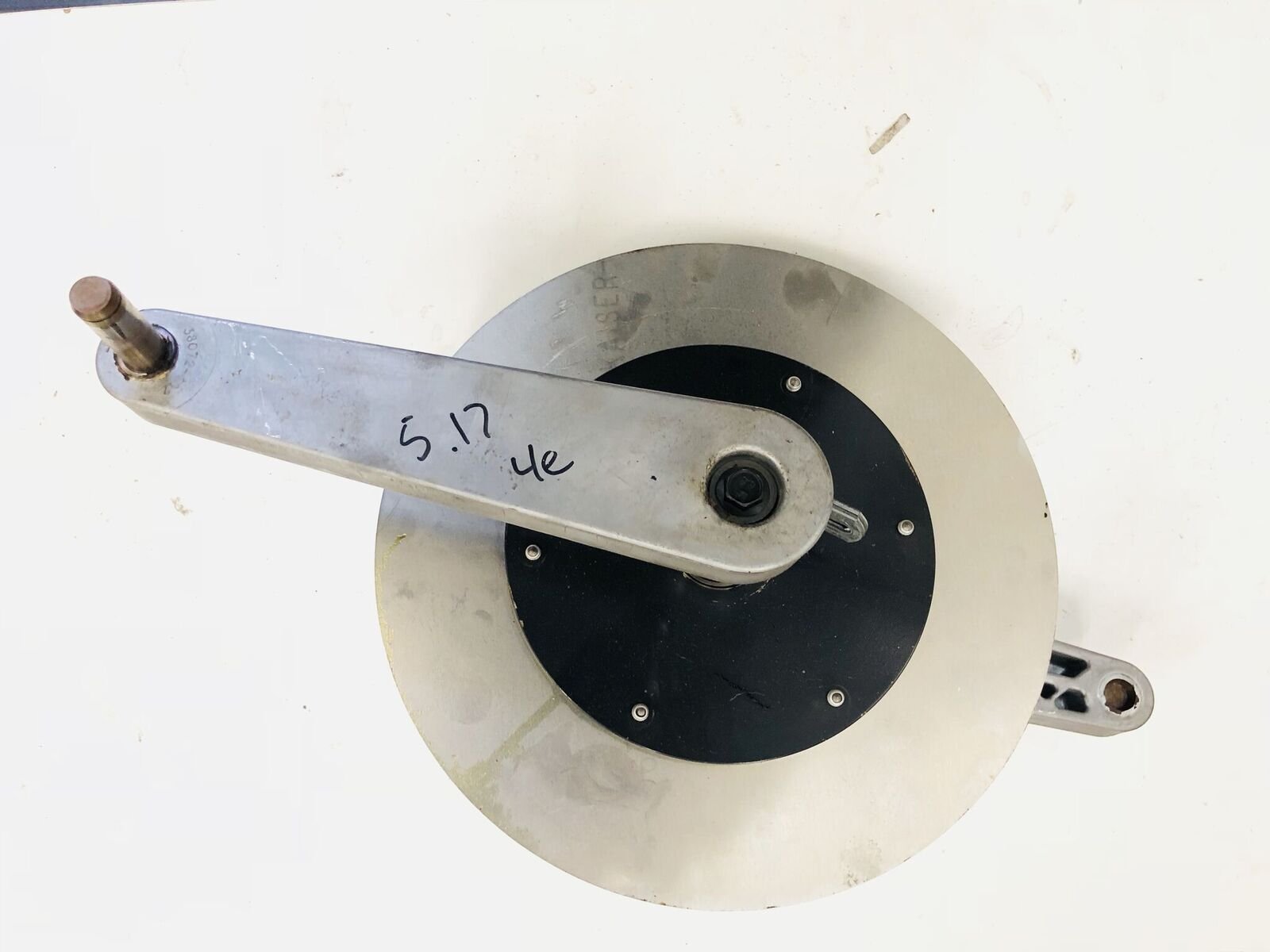 Magnetic Brake Flywheel Mechanism w Crank Arms and Step Up Pulley